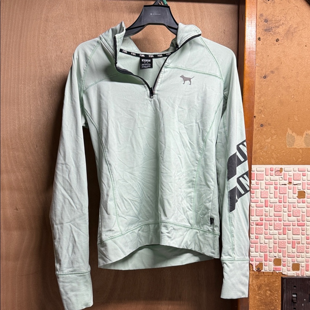 PINK Victoria's Secret Light Green Pullover